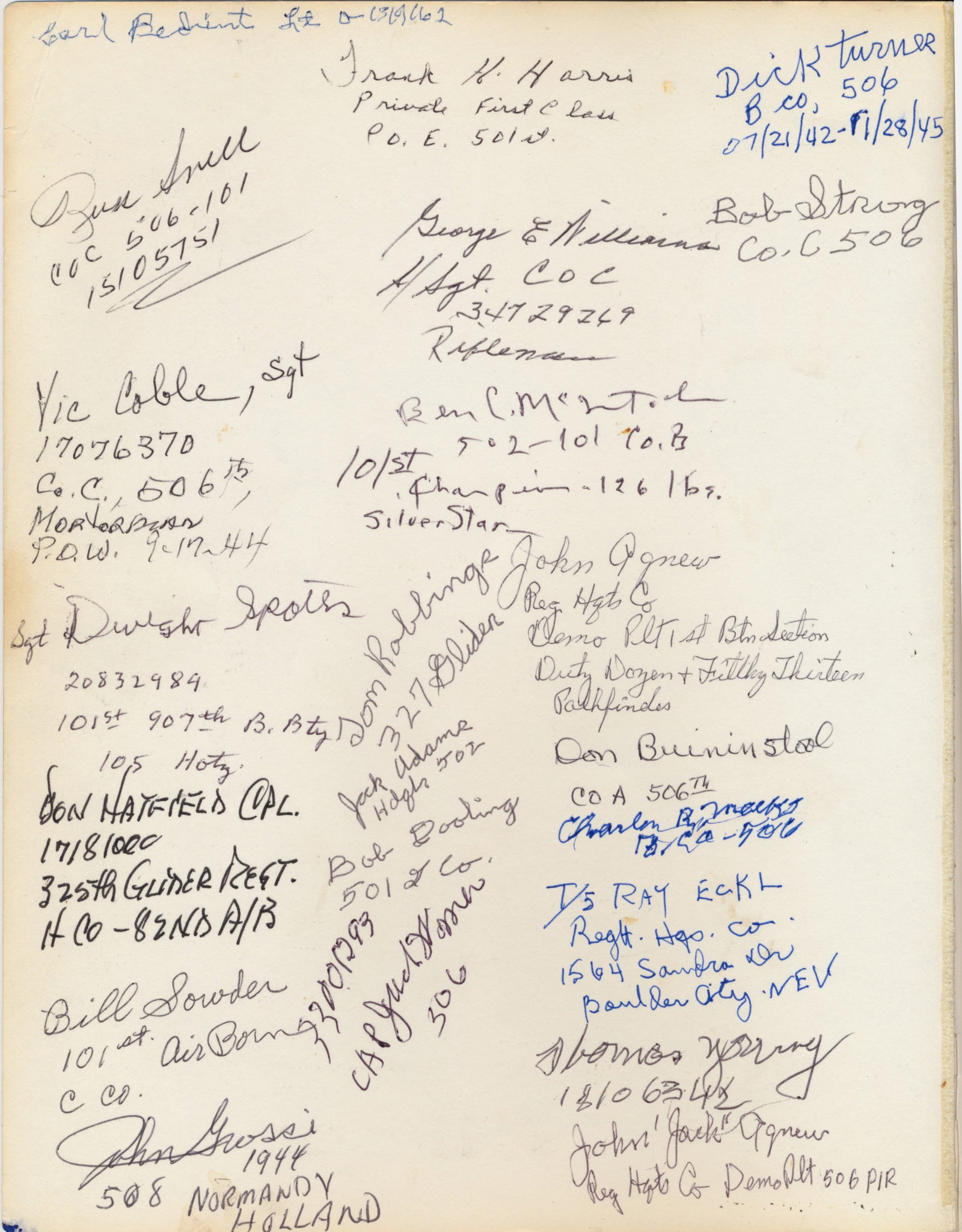 SIGNED BOOK ‘THE 101ST AIRBORNE AT NORMANDY’ (1 of 13)