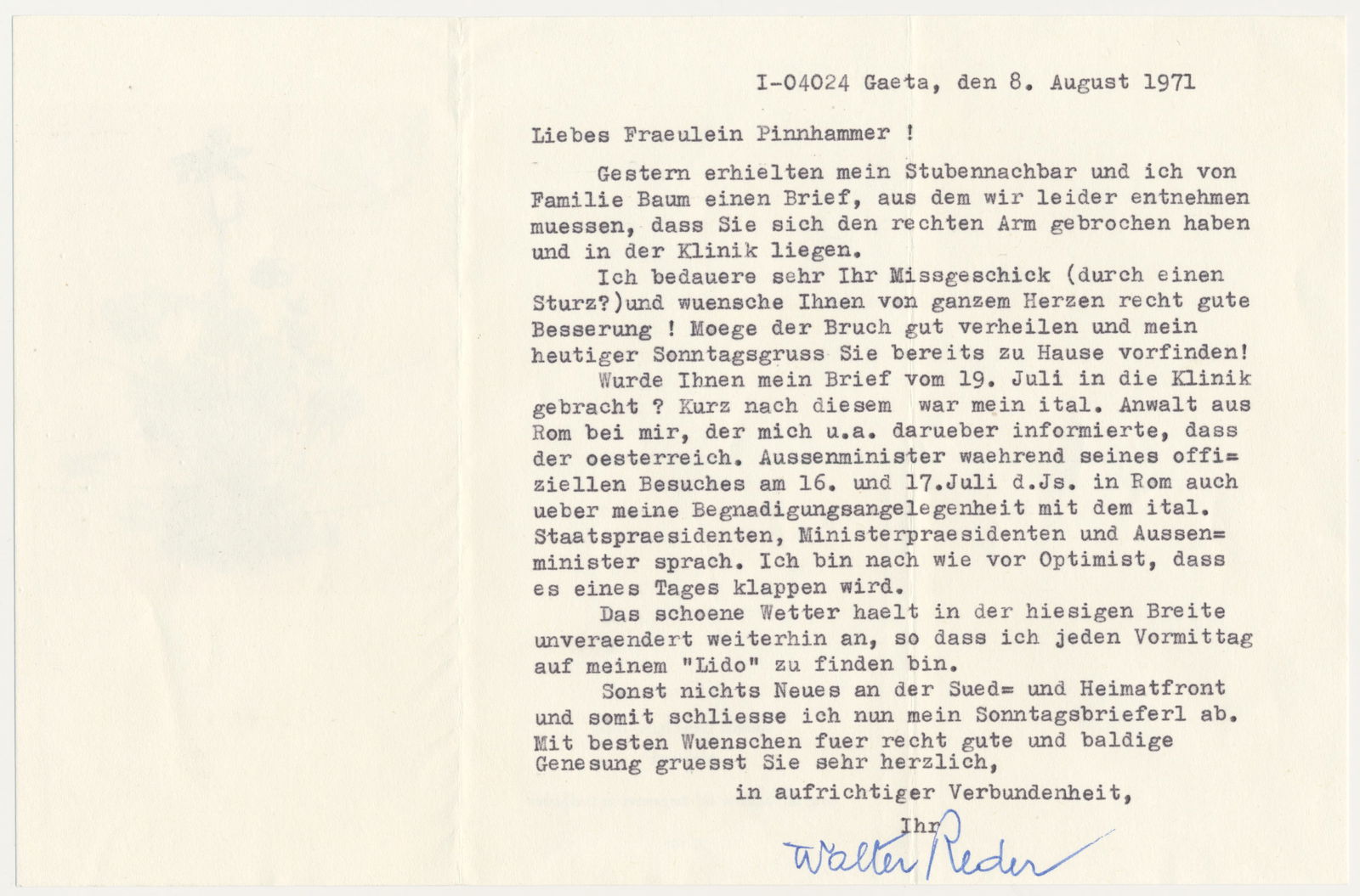 (SS MEN IN ITALY) WALTER REDER AND HERBERT KAPPLER (2) (1 of 3)