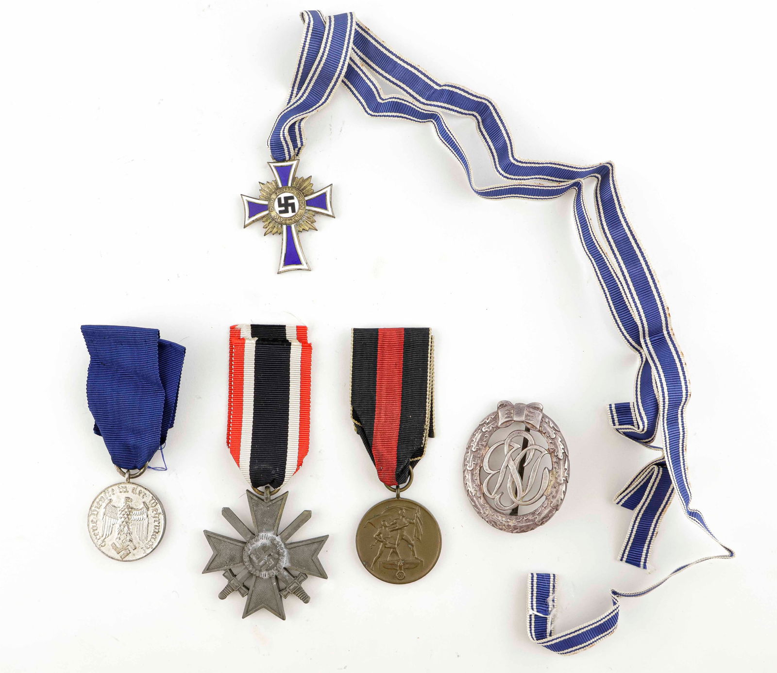 GERMAN MEDAL GROUPING (5) (1 of 2)