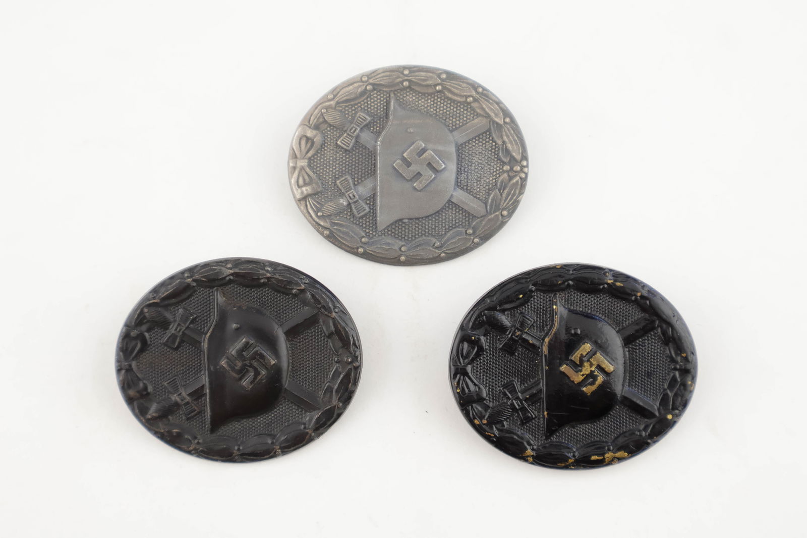 GERMAN WOUND BADGES (3) (1 of 3)