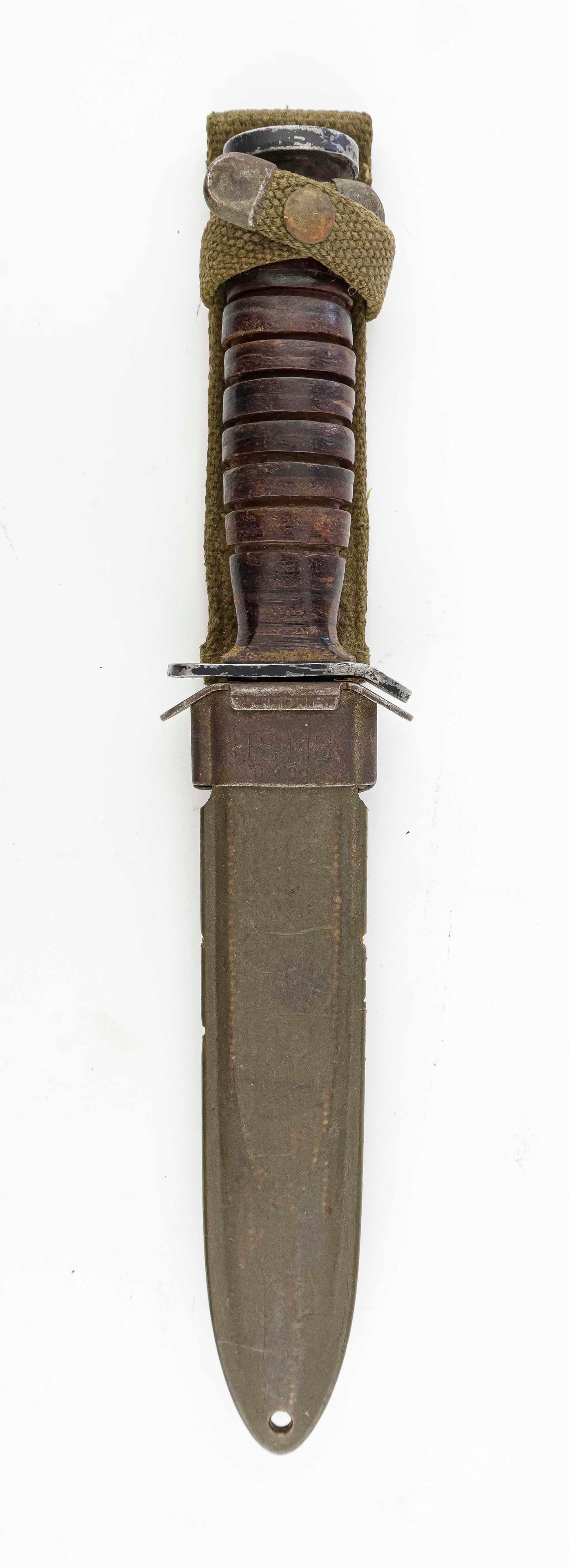 U.S. M3 ‘UTICA’ FIGHTING KNIFE WITH M8 SCABBARD (1 of 3)