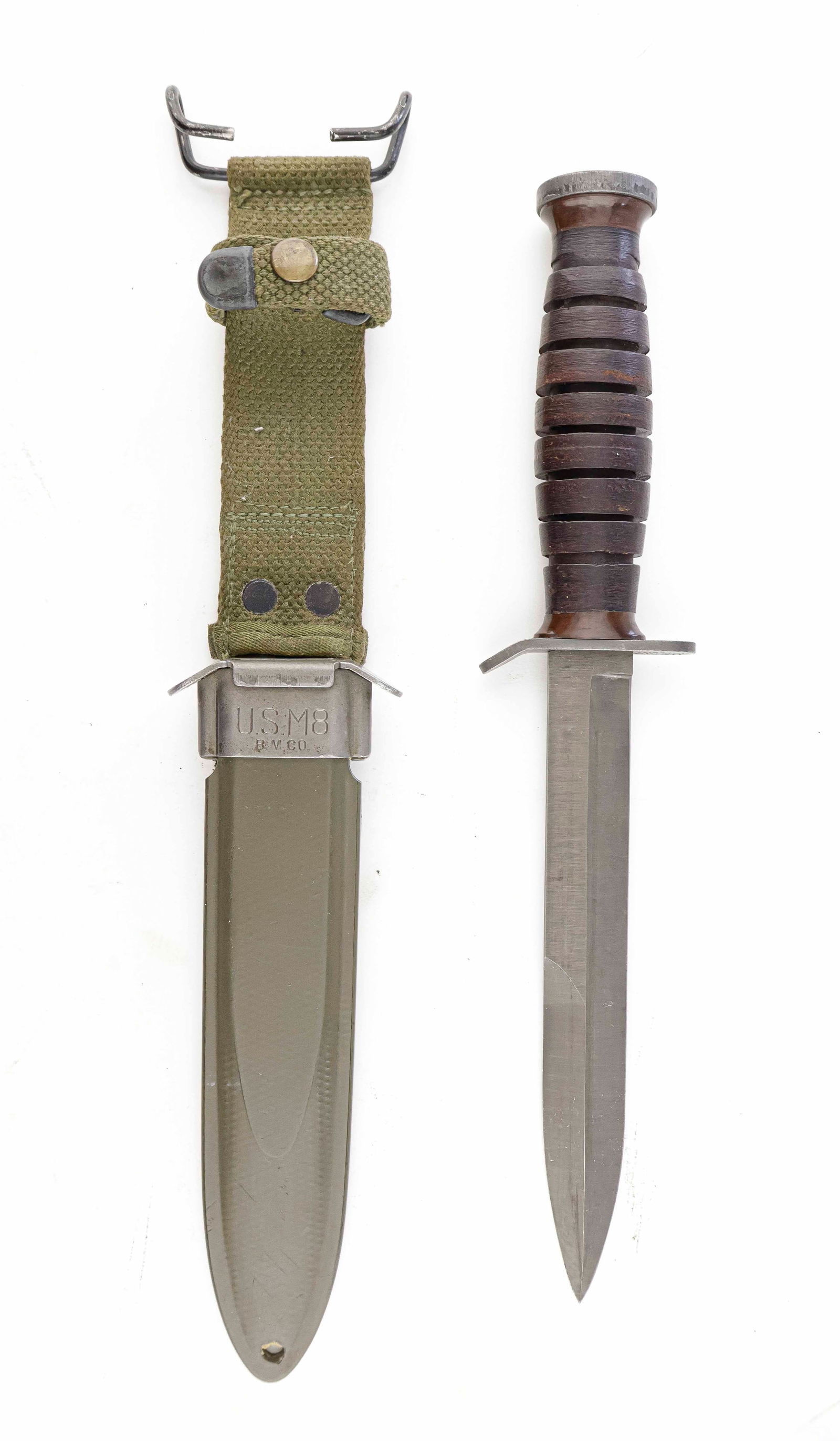 SALE‼️USMC M3 U.S. M8 Combat Knife WW2 US - M3 - IMPERIAL FIGHTING KNIFE & USM8 - BM CO