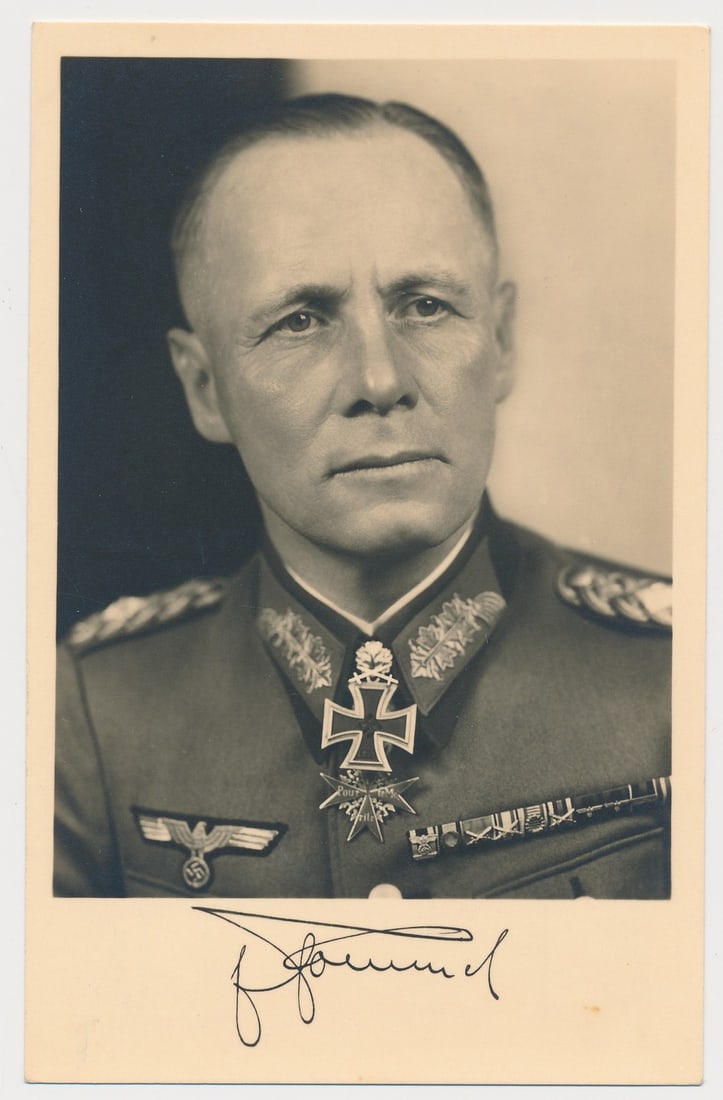 ERWIN ROMMEL PHOTOGRAPH TAKEN FROM HIS DESK (1 of 3)