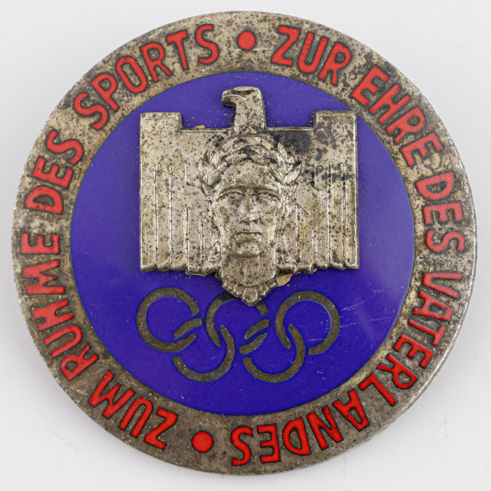 1936 OLYMPIC GAMES SPORTS BADGE (1 of 2)