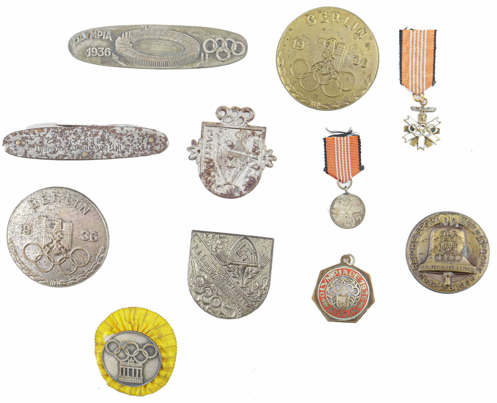 1936 BERLIN OLYMPICS PINS AND SOUVENIRS (11) (1 of 2)