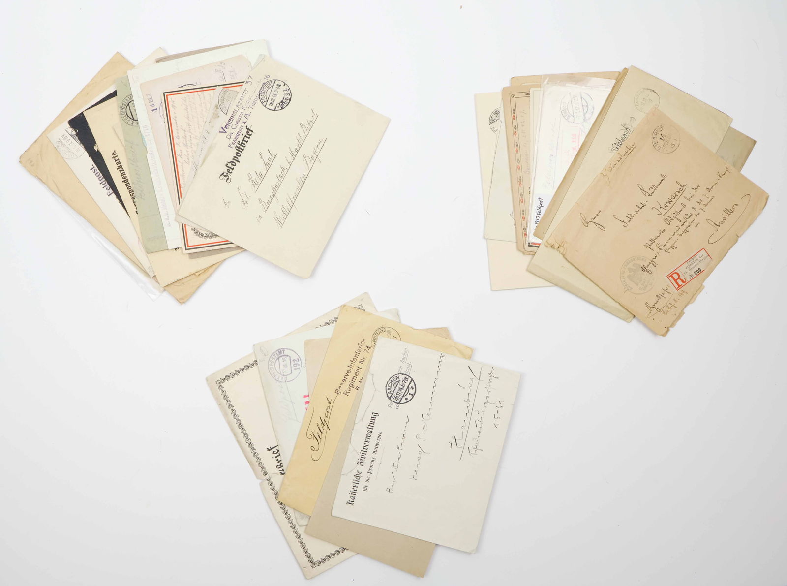 GERMAN WORLD WAR I FELDPOST COVERS AND POSTCARDS (40) (1 of 1)