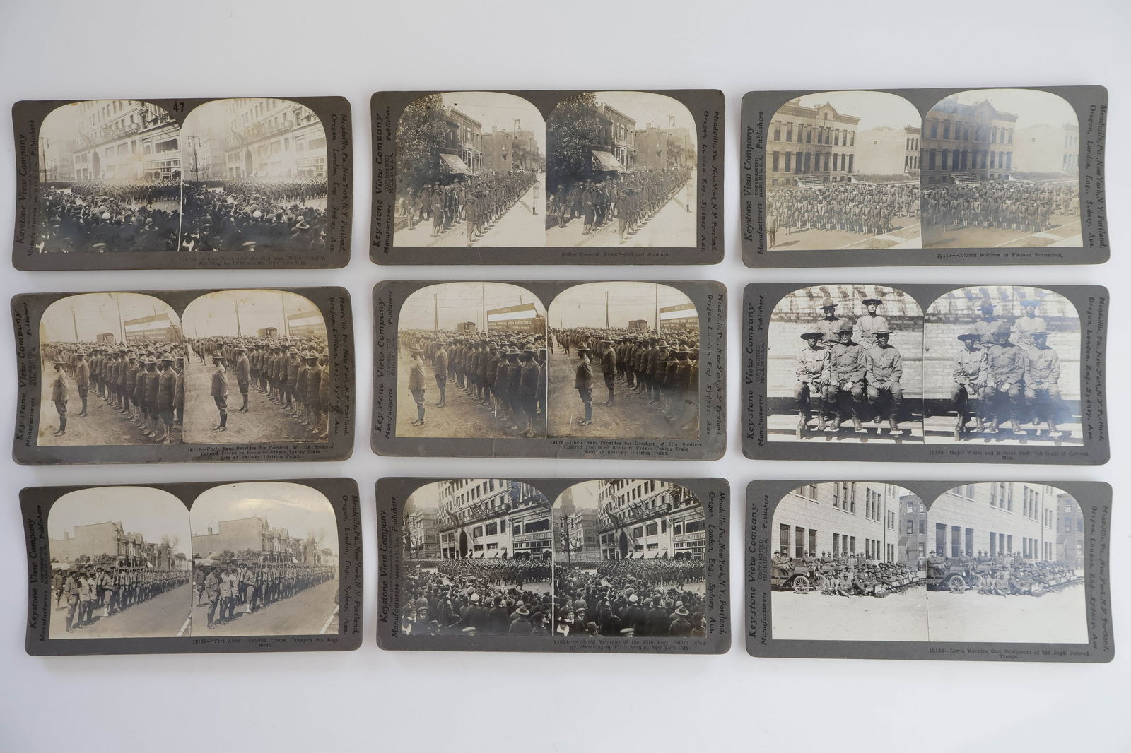 STEREOVIEWS OF BLACK SOLDIERS (9) (1 of 2)