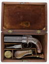 ALLEN AND THURBER CASED PEPPERBOX PISTOL