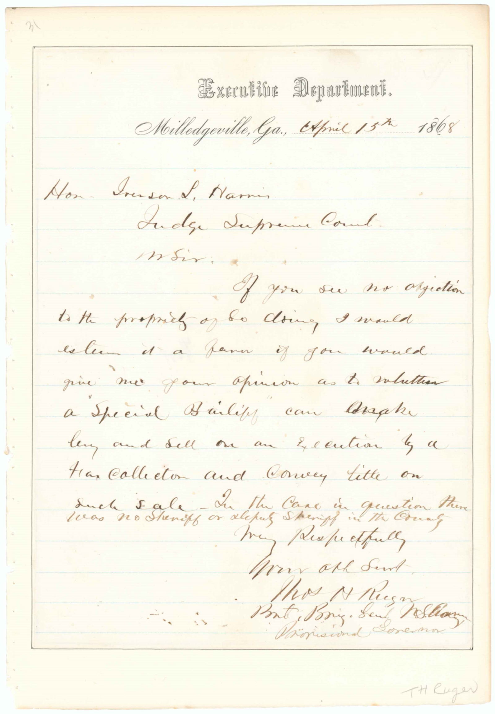 THOMAS H. RUGER (1 of 2)