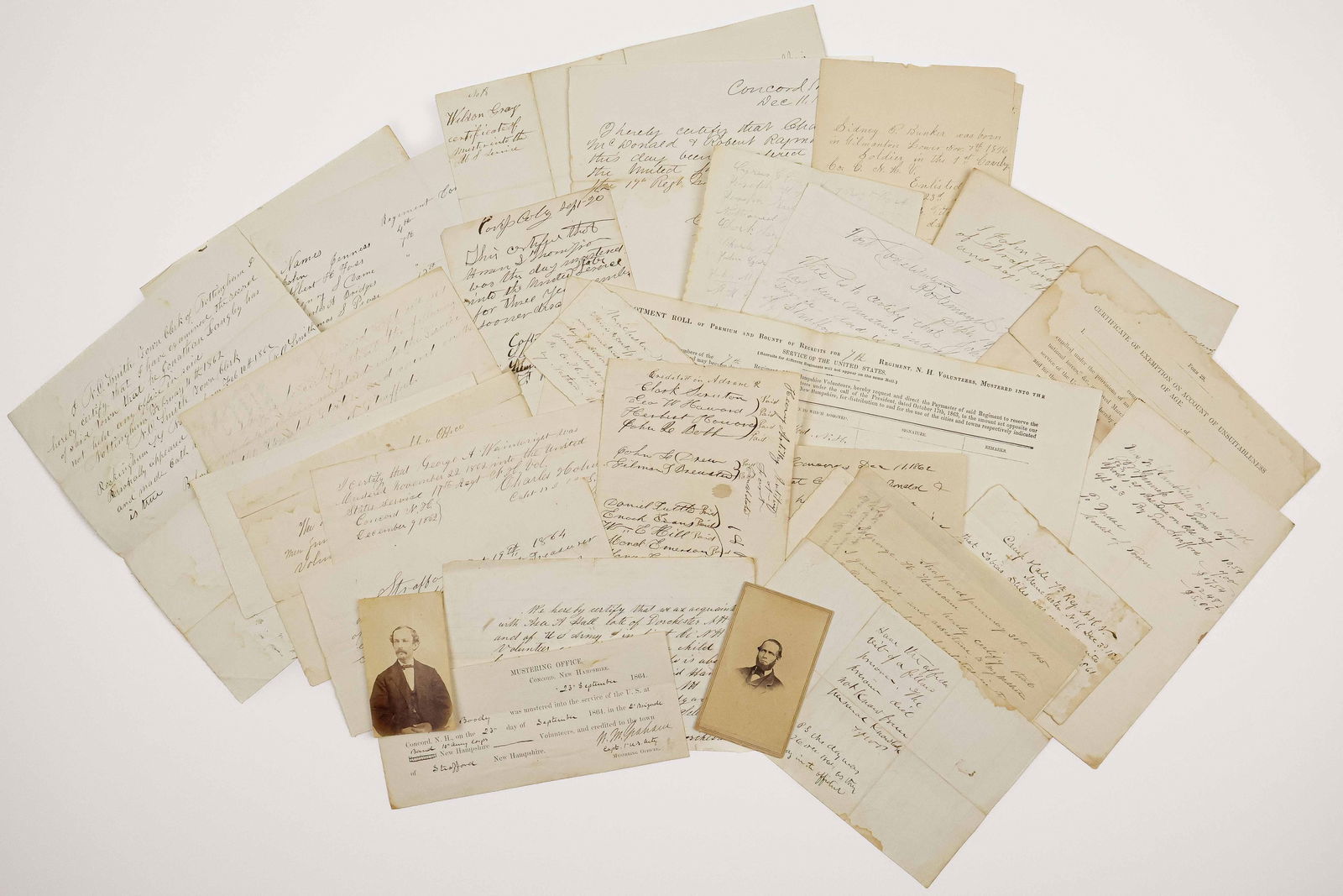 CIVIL WAR MUSTER OATHS (19) (1 of 1)