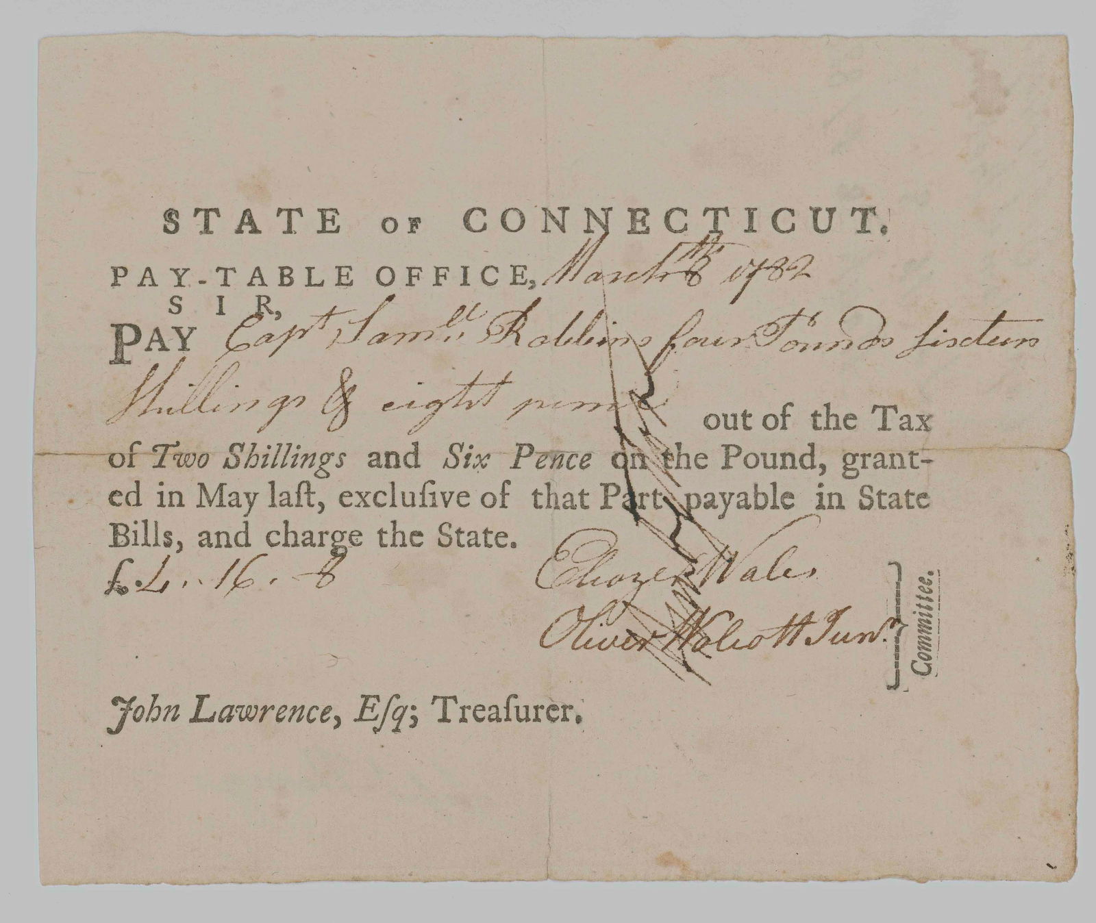 OLIVER WOLCOTT, JR. (1 of 2)