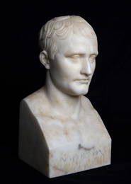 A MARBLE BUST OF NAPOLEON FROM THE WORKSHOP OF CHAUDET