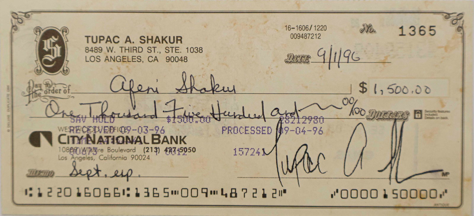 TUPAC SHAKUR (1 of 2)