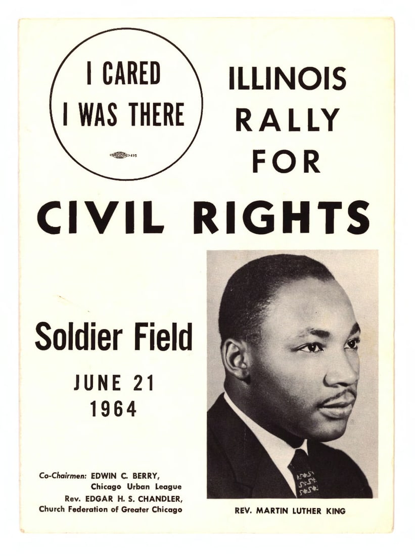 REV. MARTIN LUTHER KING SOLDIER FIELD SPEECH PROGRAM (1 of 3)