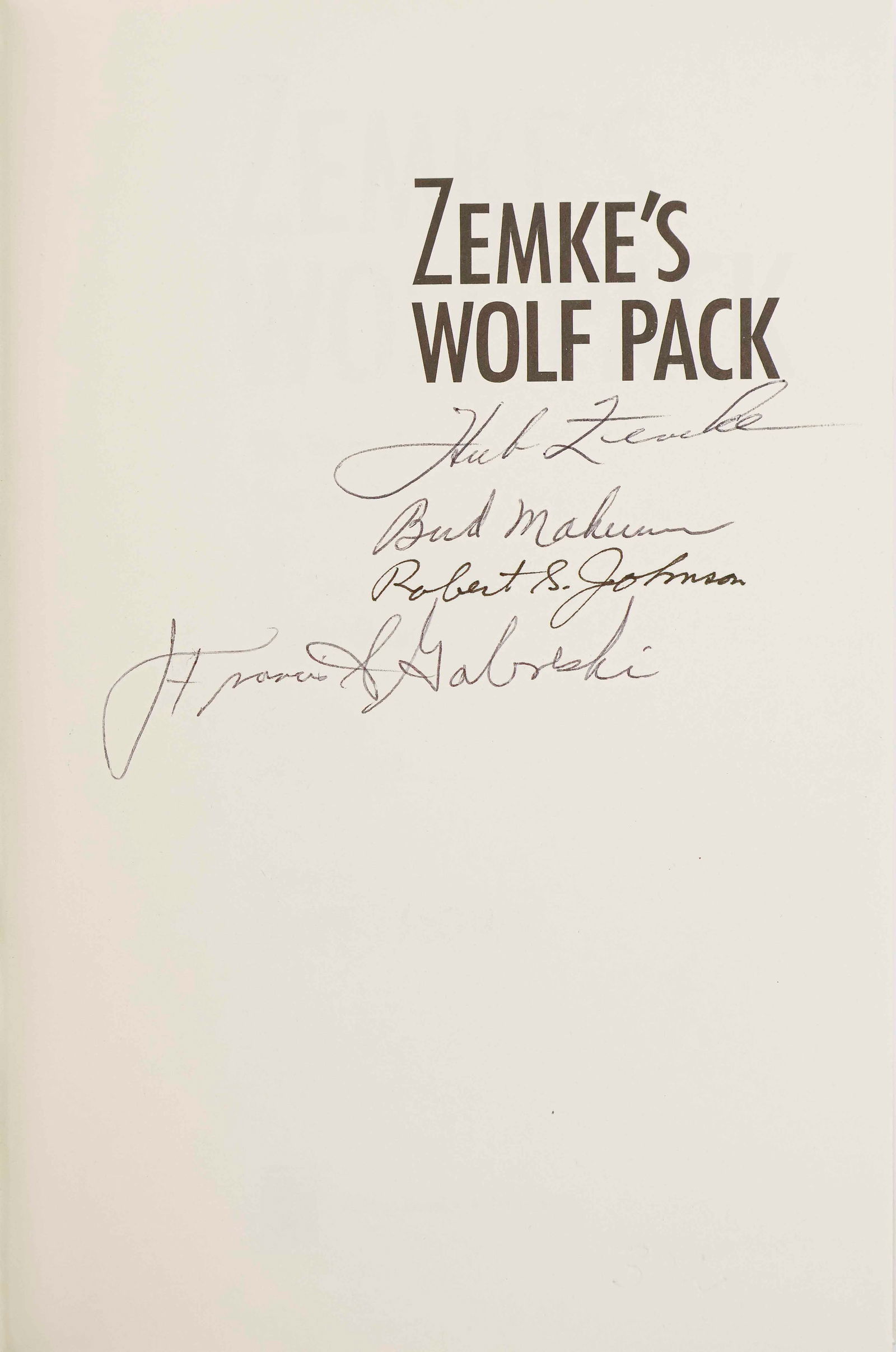 ‘ZEMKE’S WOLFPACK’ (1 of 3)