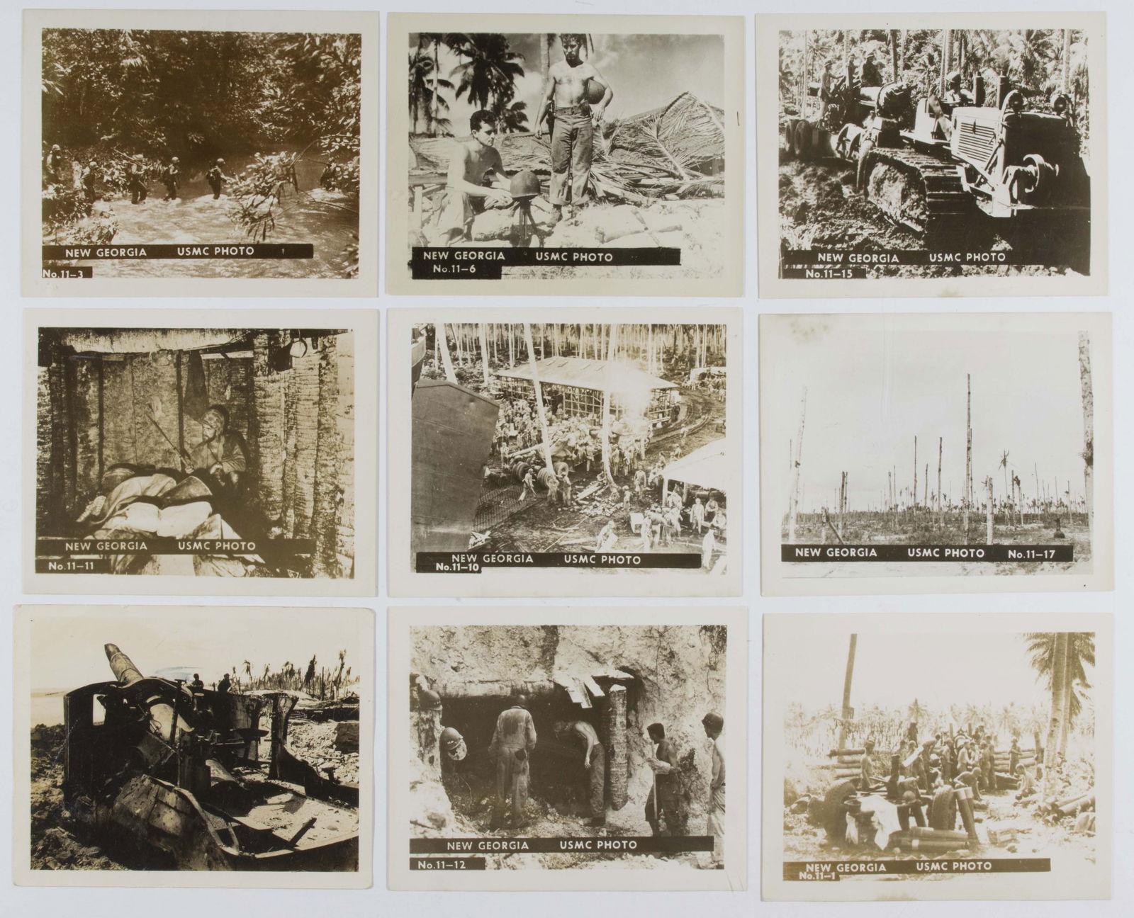 NEW GEORGIA MARINE CORPS PHOTOGRAPHS (23) (1 of 3)