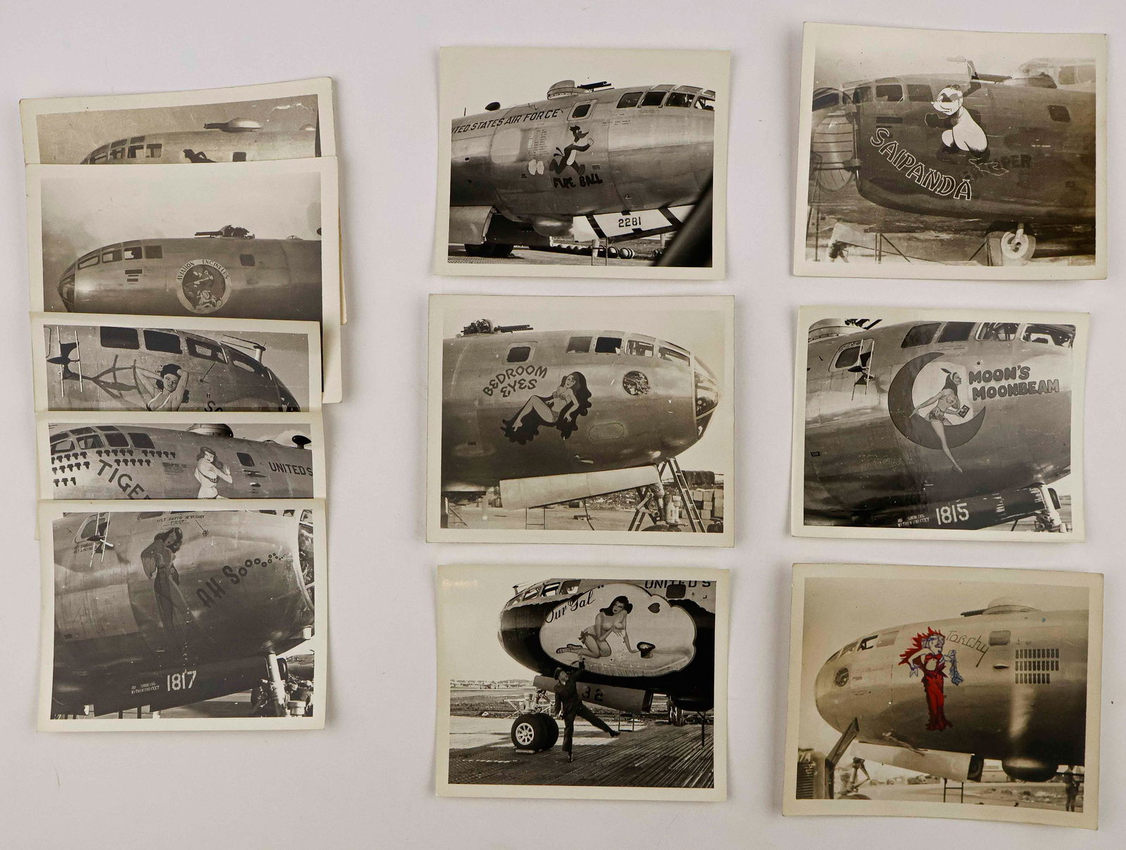 NOSE ART PHOTOGRAPHS OF B-29S AND B-24S (20) (1 of 2)