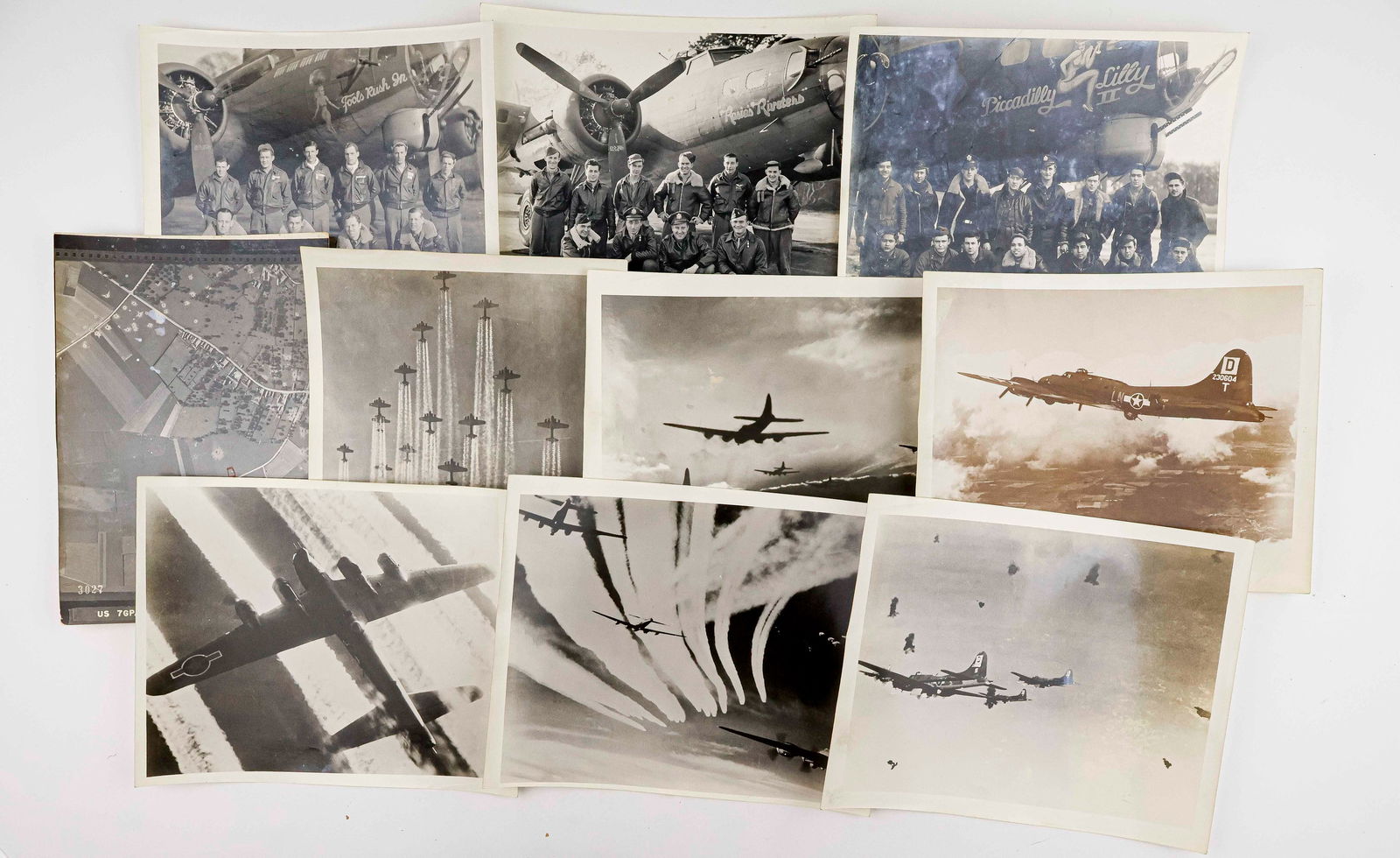 WORLD WAR II U.S.A.A.F. PHOTOGRAPHS (20) (1 of 2)