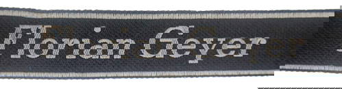 WAFFEN SS 'FLORIAN GEYER' CUFF TITLE