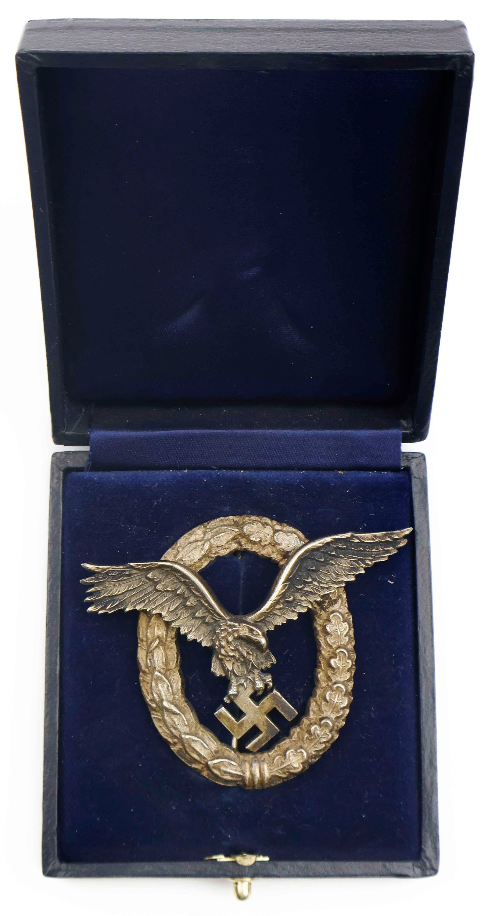 CASED LUFTWAFFE PILOT OBSERVER BADGE (1 of 3)