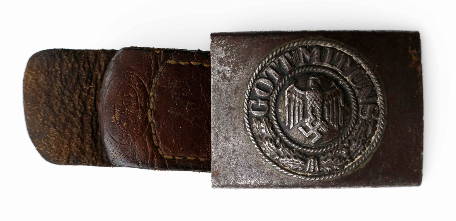HEER ENLISTED MAN’S ‘GOTT MIT UNS’ BUCKLE (1 of 2)