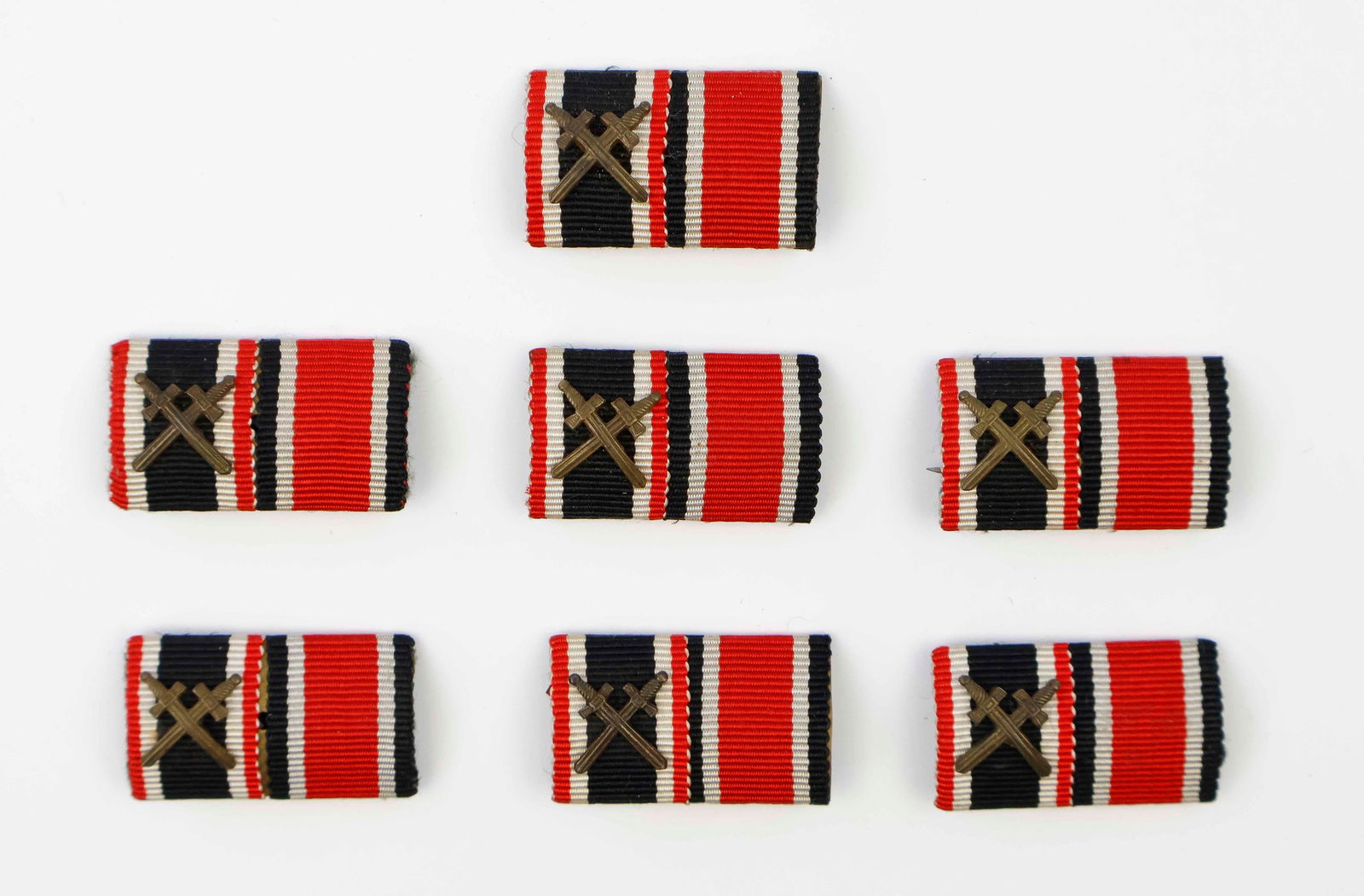 IRON CROSS AND WAR MERIT CROSS WITH SWORDS RIBBON BAR (1 of 2)