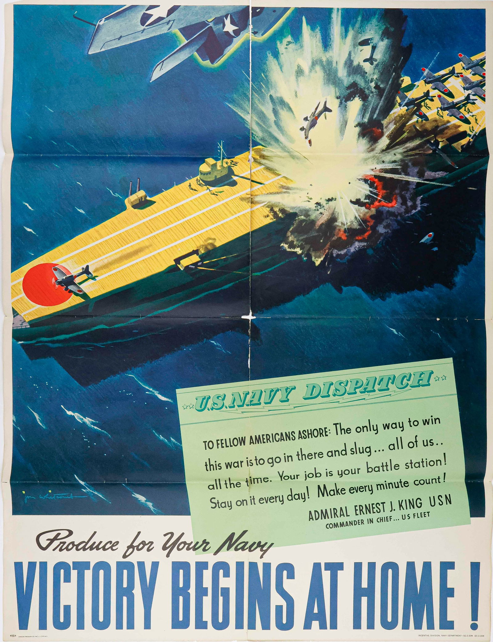 WORLD WAR II AMERICAN PROPAGANDA POSTERS (2) (1 of 2)