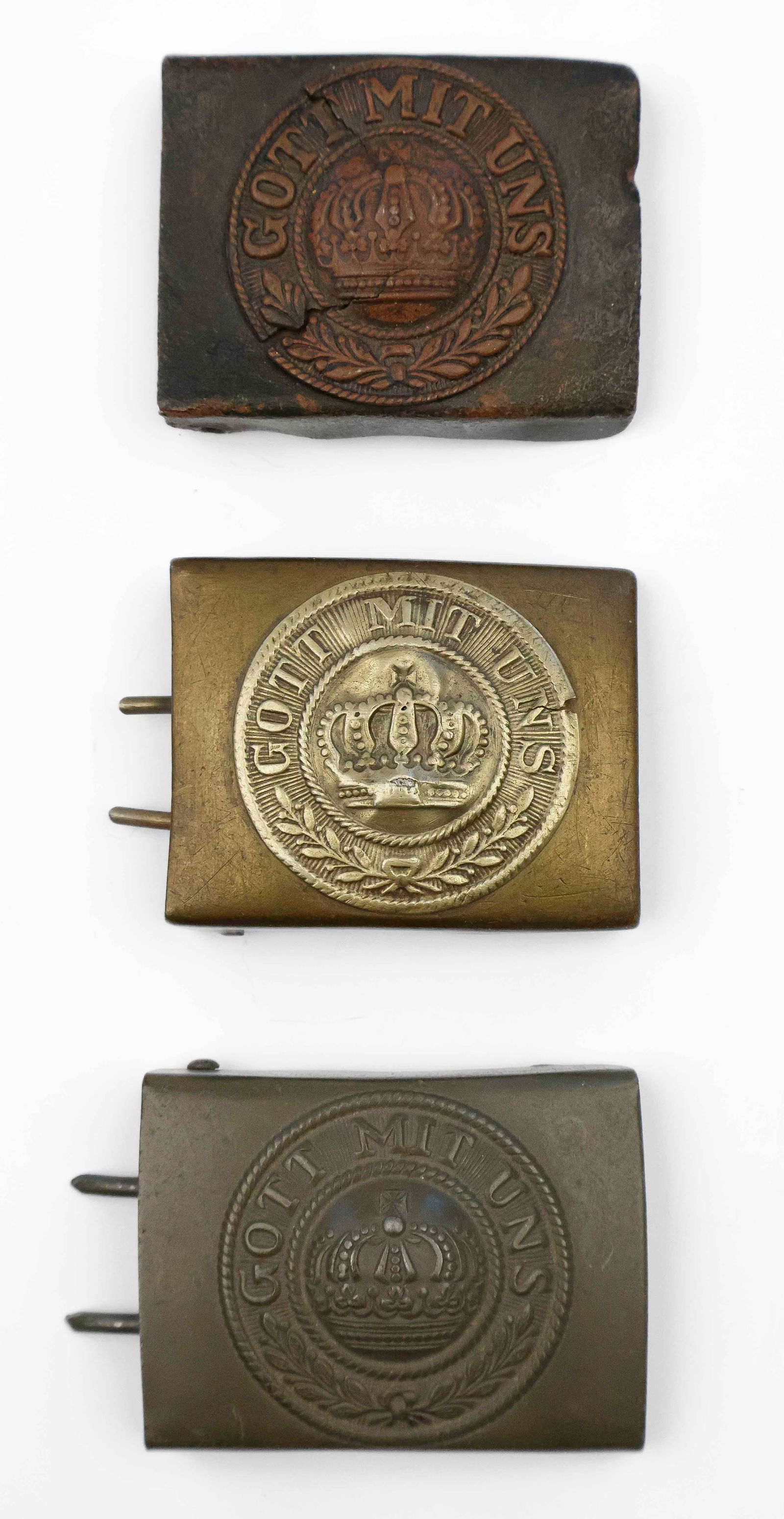 GERMAN BELT BUCKLES (3) (1 of 2)