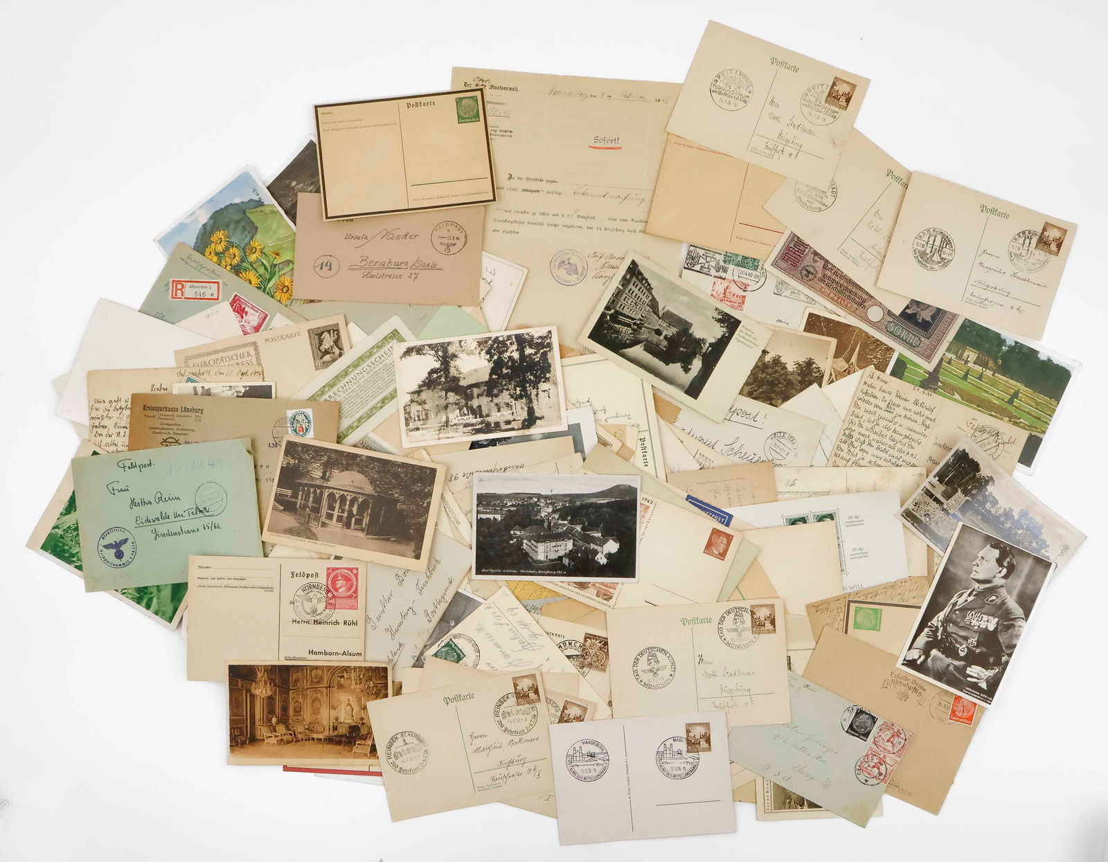 GERMAN WORLD WAR I POSTCARDS AND EPHEMERA (170+) (1 of 1)