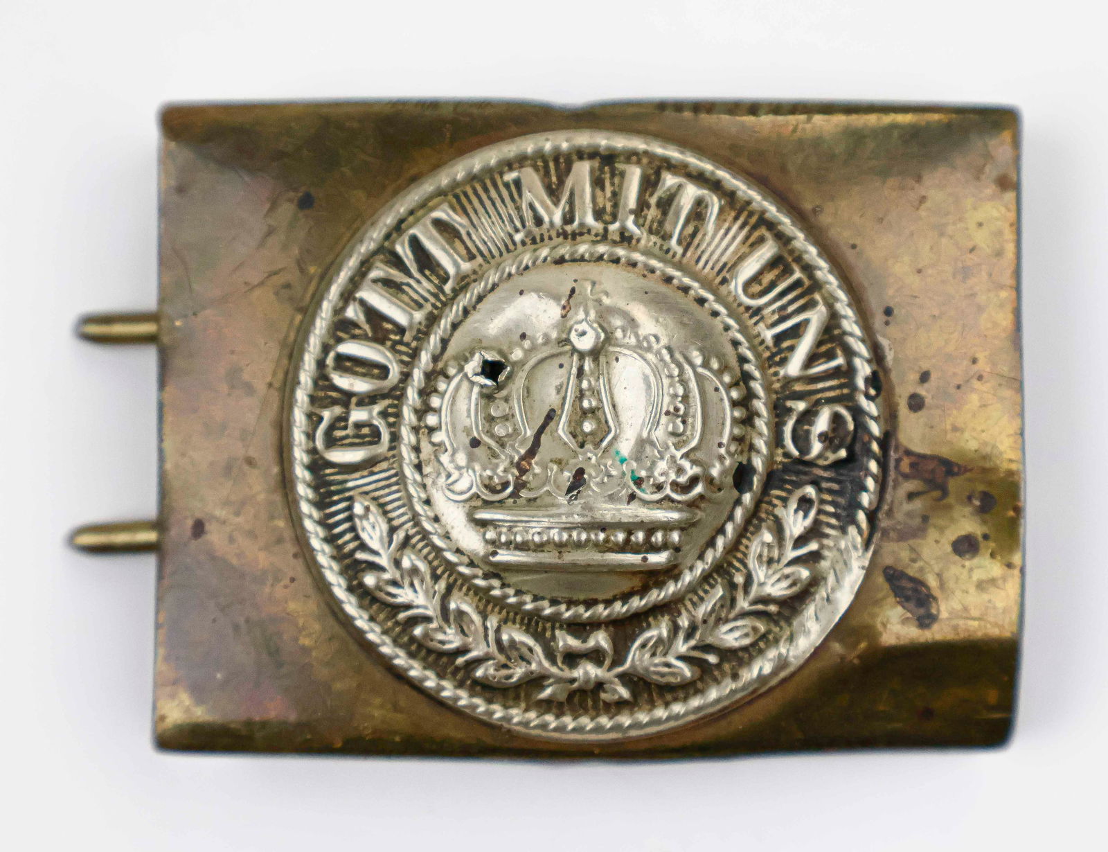 GERMAN 'GOTT MIT UNS' BELT BUCKLE (1 of 2)