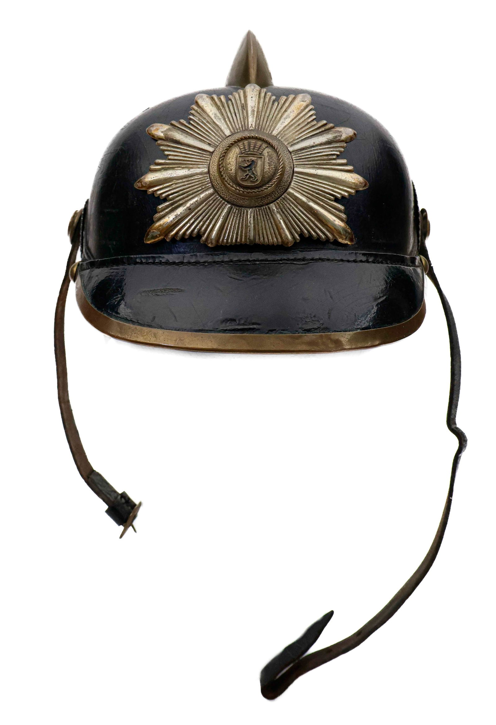 GERMAN FIREMAN'S HELMET (1 of 2)