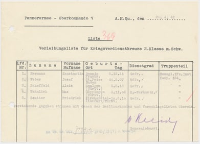 PAUL EWALD VON KLEIST