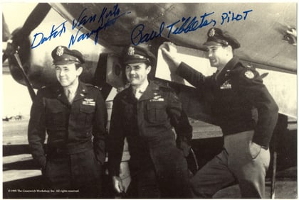 PAUL TIBBETS AND THEODORE ‘DUTCH’ VAN KIRK