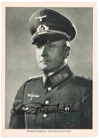 WALTHER VON BRAUCHITSCH