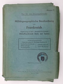 GERMAN ARMY 1940 INVASION OF FRANCE MAPS AND CITY INFORMATION