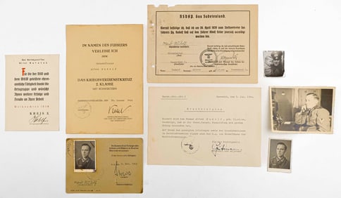 DOSSIER OF A GERMAN INTELLIGENCE CORPS OFFICER