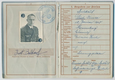 SPANISH CROSS RECIPIENT WEHRPASS