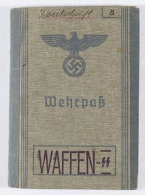 WEHRPASS OF A K.I.A. WAFFEN-SS NON-COM