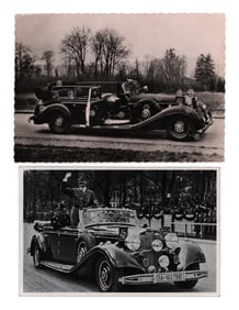 ADOLF HITLER PHOTO POSTCARDS (2)