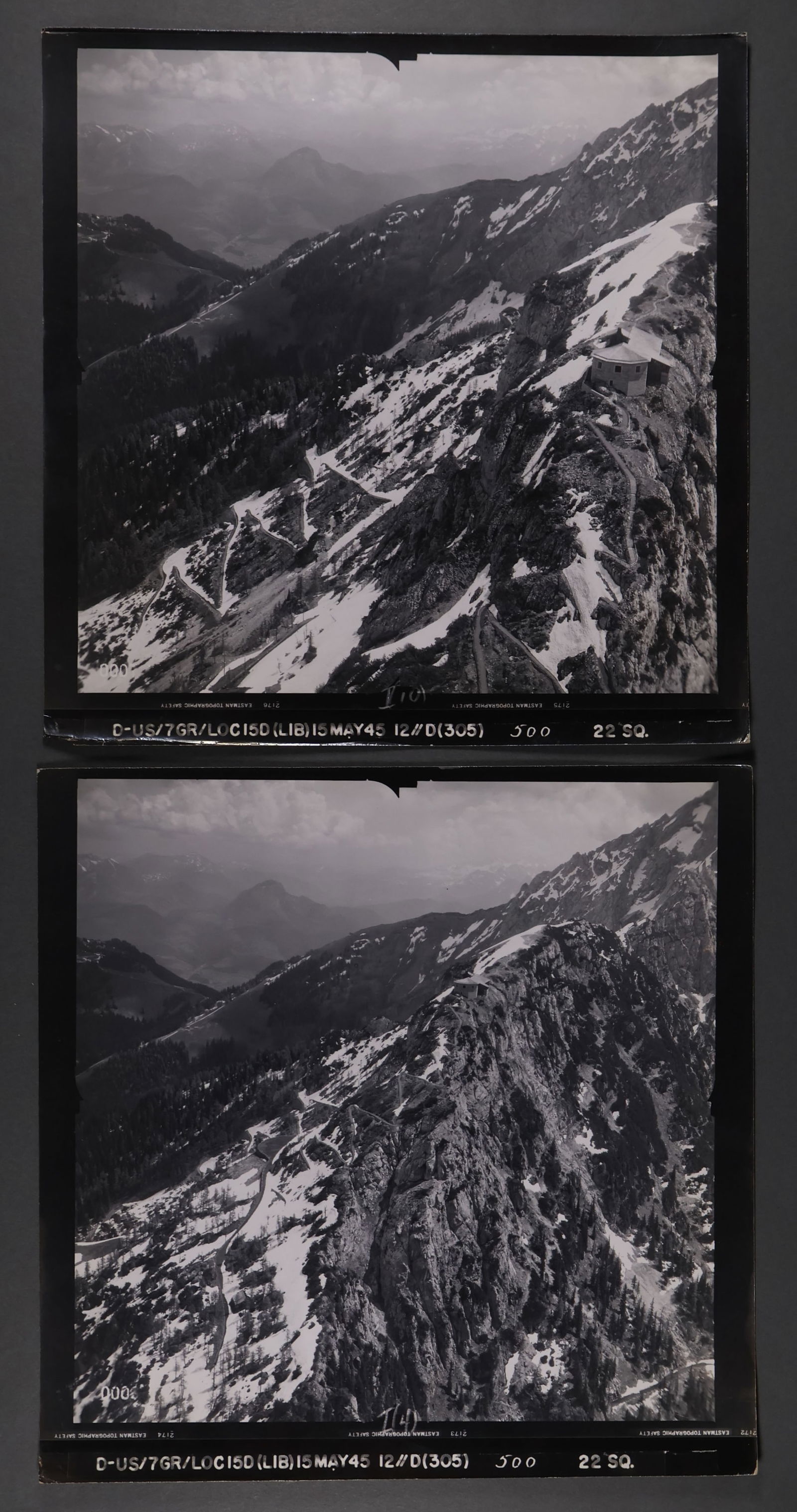 BERCHTESGADEN AERIAL RECON PHOTOGRAPHS (4) (1 of 2)