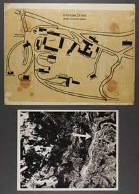 OBERSALZBURG MAP AND A.A.F. AERIAL PHOTO (2)