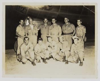 ORIGINAL PHOTOGRAPH OF THE CREW OF THE 'ENOLA GAY' (1 of 2)