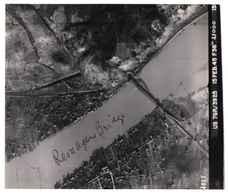 RECON PHOTO OF LUDENDORFF BRIDGE, REMAGEN