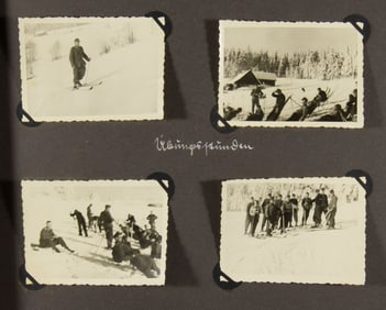 SS POSTCARD AND PHOTOGRAPH ALBUM