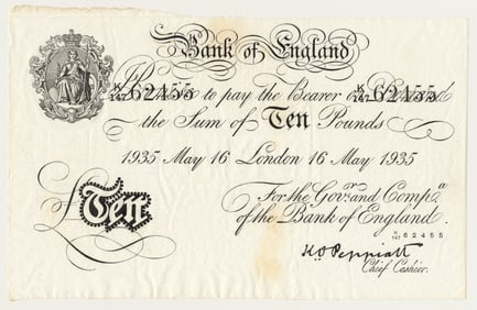 ‘OPERATION BERNHARD ‘PRISONER- PRODUCED COUNTERFEIT BANKNOTES (2)