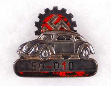 1938 VOLKSWAGEN MANAGEMENT BADGE