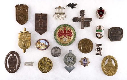 GERMAN PINS AND TINNIES (20)