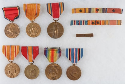 WORLD WAR II AMERICAN MEDALS (7)