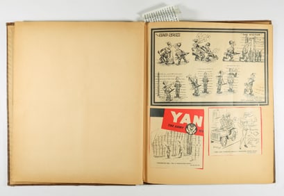 'HITLER'S LAST WILL' AND CARTOON SCRAPBOOK