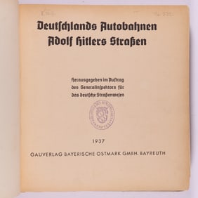 ‘DEUTSCHLANDS AUTOBAHNEN ADOLF HITLER’S STRASSEN’